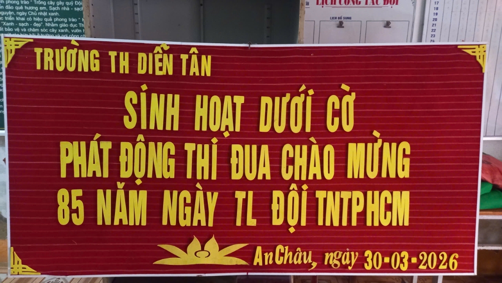 Tổng kết thi đua hoạt động chào mừng 95 năm ngày thành lập Đoàn TNCS HCM và Phát động thi đua chào mừng ngày thành lập Đội TNTP HCM 26/03/2026